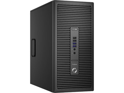 HP ProDesk 600 G2 Refurbished Desktop Computer, Intel Core i3-6100, 8GB Memory, 240GB SSD