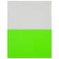 JAM Paper Shipping Labels, Half Page, 5 1/2" x 8 1/2", Neon Green,  2 Labels/Sheet, 25 Sheets/Pack (359429626)