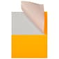 JAM Paper Shipping Labels, Half Page, 5 1/2" x 8 1/2", Neon Orange,  2 Labels/Sheet, 25 Sheets/Pack (359429628)