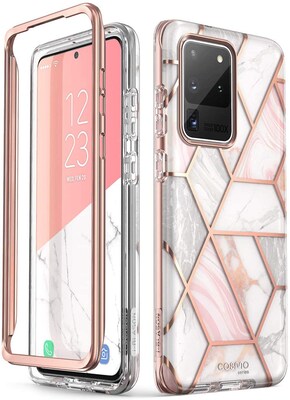 i-Blason Cosmo Series White Marble Case for Galaxy S20 Ultra (S20UL-COSM-MAR)