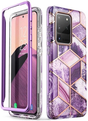 i-Blason Cosmo Series Purple Marble Case for Galaxy S20 Ultra (S20UL-COSM-PUR)