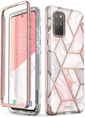 i-Blason Cosmo Series White Marble Case for Galaxy S20 Plus (S20PL-COSM-MAR)