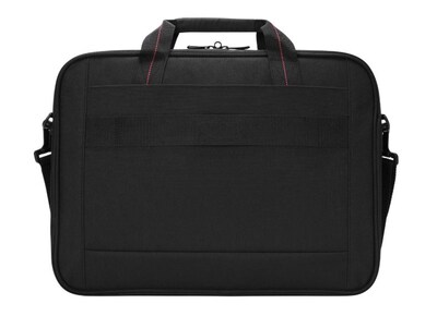 Targus Classic Slim Laptop Briefcase, Black Polyester (TCT027US)