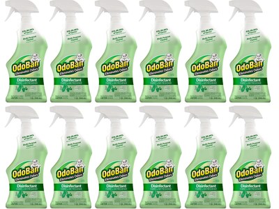 ODOBAN Disinfectant Spray, Original Eucalyptus, 32 Fl. oz., 12/Carton (91006112PK-STP)