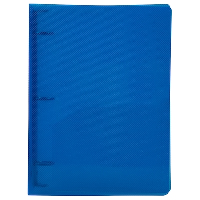 JAM Paper Plastic Mini 1" 3-Ring Binder, Blue (751TM1BU)