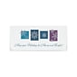 Custom 6-1/2" x 2-7/8" Merry and Bright Holiday Currency Envelopes, Printed, Smooth, 25/Pack