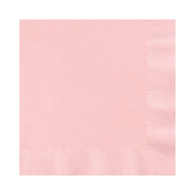 Custom 6-1/2 Square Blush Luncheon Napkin, 3-Ply Tissue, 100/Pack