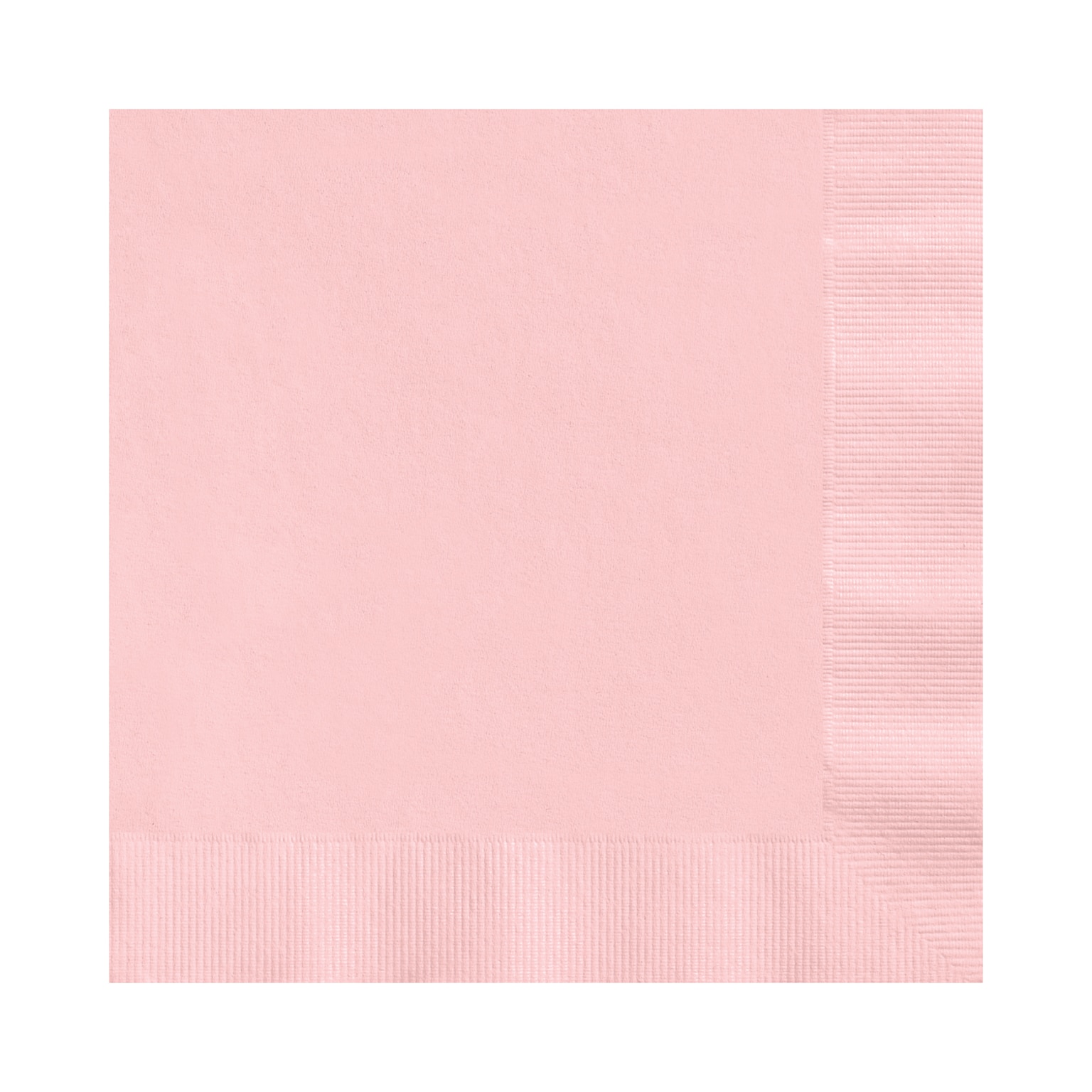 Custom 6-1/2 Square Blush Luncheon Napkin, 3-Ply Tissue, 100/Pack