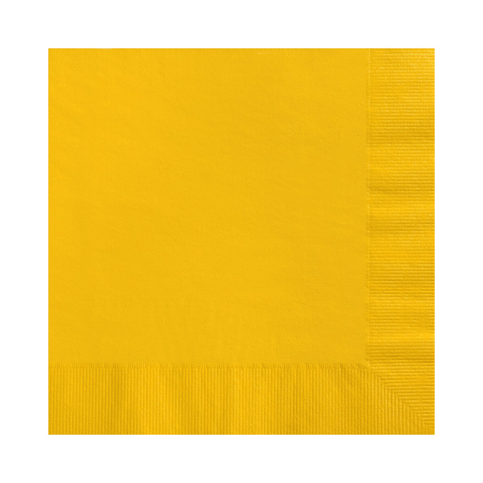 Custom 6-1/2 Square Gold Luncheon Napkin, 3-Ply Tissue, 100/Pack