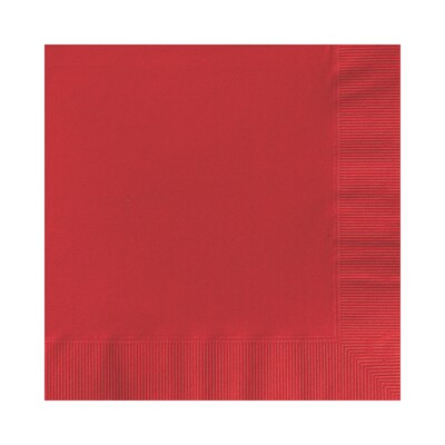 Custom 6-1/2 Square Claret Luncheon Napkin, 3-Ply Tissue, 100/Pack