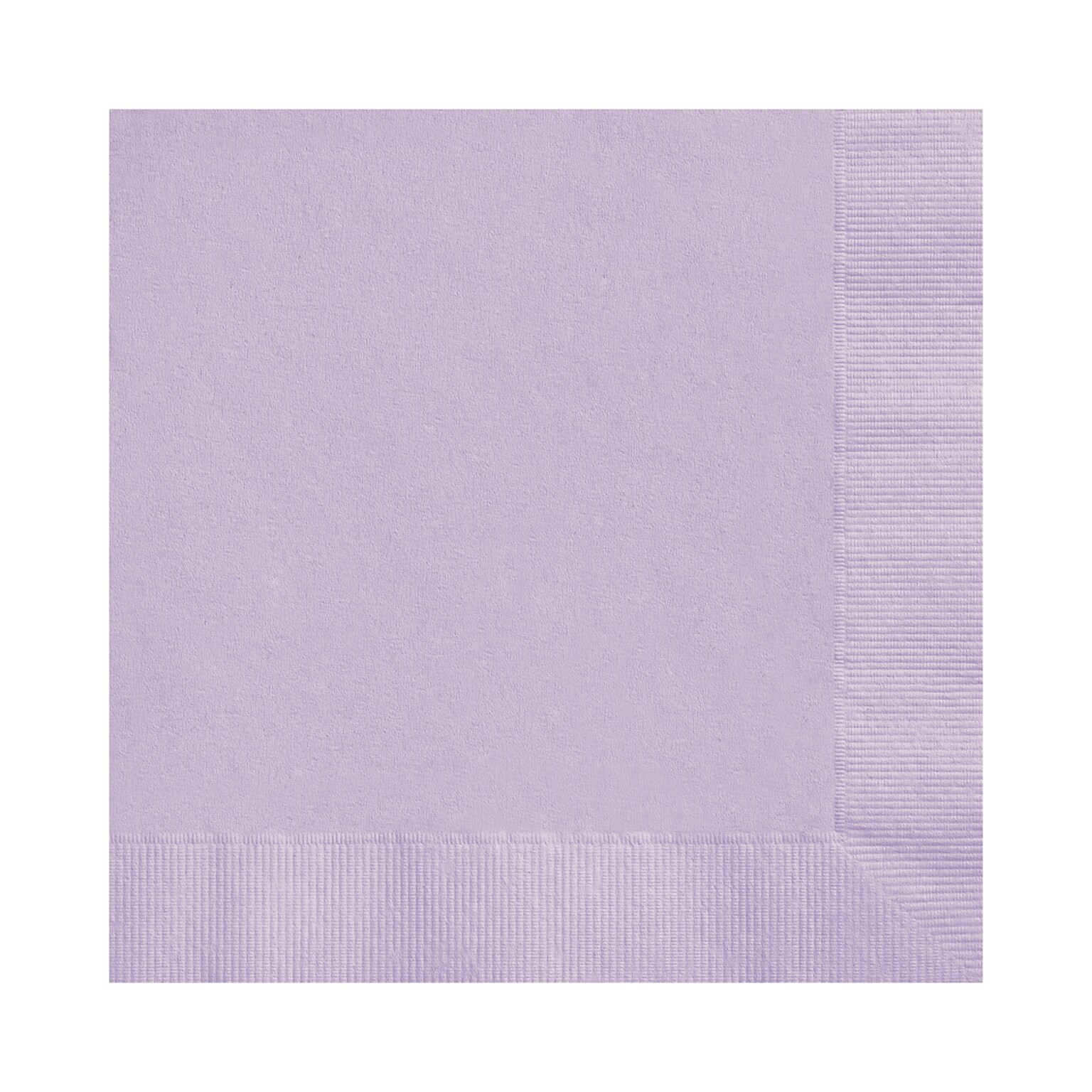 Custom 6-1/2 Square Lavender Luncheon Napkin, 3-Ply Tissue, 100/Pack