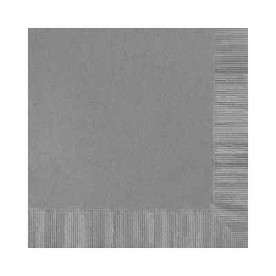 Custom 6-1/2 Square Slate Luncheon Napkin, 3-Ply Tissue, 100/Pack