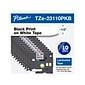 Brother P-touch TZe-231 Laminated Label Maker Tape, 1/2" x 26-2/10', Black on White, 10/Pack (TZe-23110PKB)