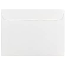 JAM Paper Gummed Booklet Envelopes, 5 1/2 x 7 1/2, White, 25/Pack (4235)