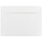 JAM Paper Gummed Booklet Envelopes, 5 1/2 x 7 1/2, White, 25/Pack (4235)