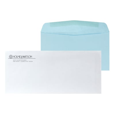 Custom Inserted Envelope Pack, #10 Regular Envelope and #6 Barcode Blue Remittance Envelope, 1 Stand