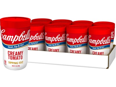 Campbells On The Go Creamy Tomato Soup, 11.1 Oz., 8/Pack (14981)