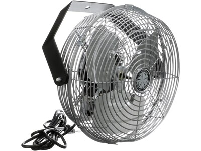 TPI Workstation 15.25" 3-Speed Wall Fan, Gray Grill and Black Yoke (07986002)