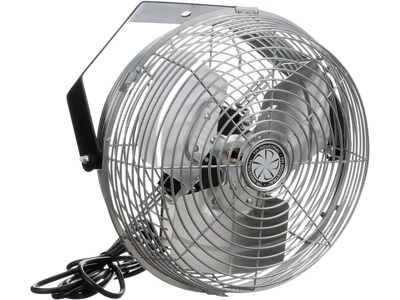 TPI Workstation 15.25" 3-Speed Wall Fan, Gray Grill and Black Yoke (07986002)