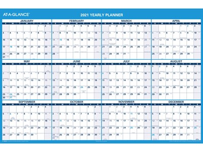 2021 AT-A-GLANCE 32 x 48 Wall Calendar, Multicolor (PM3002821)