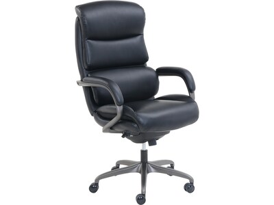 La-Z-Boy Aberdeen Leather Computer and Desk Chair, Black (51545)