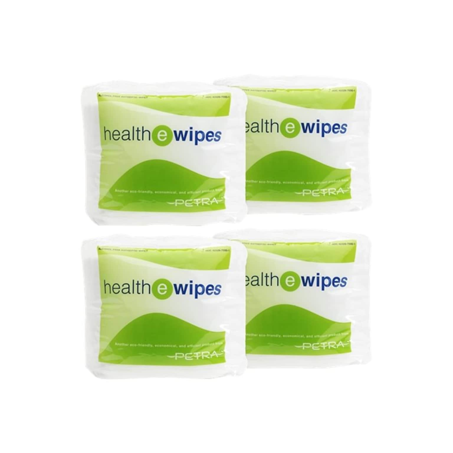 Petra HealthEWipes Sanitizing Wipes, 1000 Wipes, 4/Carton (MC7090)