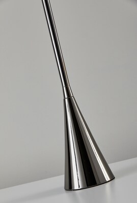 Adesso® Bella 36.5H Incandescent Table Lamp, Black Nickel (4028-01)