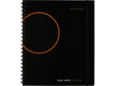 2021 AT-A-GLANCE 8.56 x 11 Planner, Plan. Write. Remember., Black (70-6209-05-21)