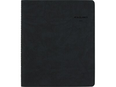 2021 AT-A-GLANCE 6.63 x 8.75 Appointment Book, The Action Planner, Black (70-EP03-05-21)