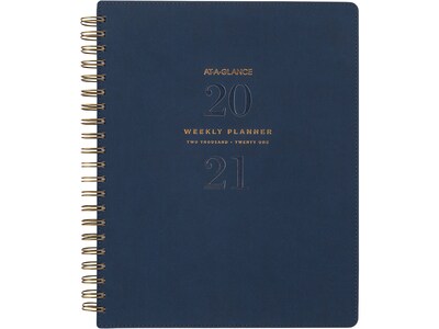 2021-2022 AT-A-GLANCE 8.5 x 11 Planner, Signature Collection, Blue (YP905-2021)