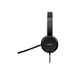 Lenovo 100 USB-A Stereo Computer Headset, UC Certified, Black (4XD0X88524)