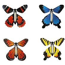 Insect Lore Wind-Up Butterfly Flying Toy, Assorted Colors (ILP3860)