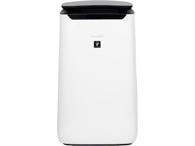 Sharp Plasmacluster True HEPA Console Air Purifier, 3-Speed, White/Black (FX-J80UW)