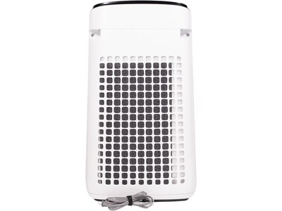 Sharp Plasmacluster True HEPA Console Air Purifier, 3-Speed, White/Black (FX-J80UW)