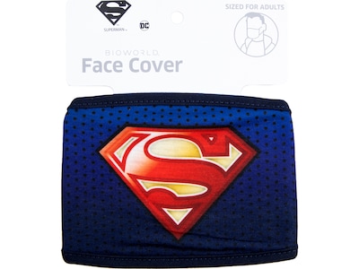 Bioworld Superman Cloth Face Mask, Adult (MK9LT6SPM00IR00)