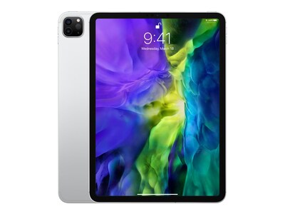 Apple iPad Pro 11 Tablet, 2nd Generation, WiFi + Cellular, 128GB, Silver (MY342LL/A)
