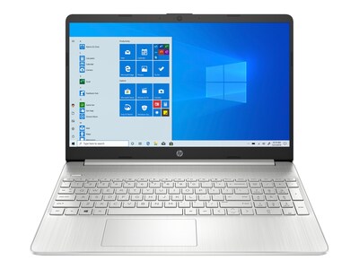HP 15-ef1010nr 15.6 Notebook, AMD Athlon Gold 3150U, 4GB Memory, 128GB SSD, Windows 10 (9LL55UA#ABA)