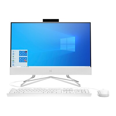 HP 22-dd0010 All-in-One Desktop Computer, AMD Athlon Silver, 4GB RAM, 256GB SSD