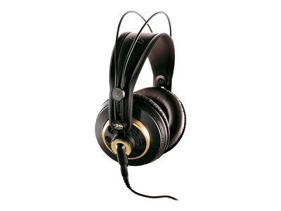 AKG K240 Studio Stereo Headphones, Black/Gold (2058X00130)