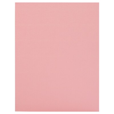 JAM Paper® Blank Foldover Cards, 4 3/8 x 5 7/16 (Fits in A2 Envelopes), Baby Pink Pastel Base, 25/Pack (17534163)