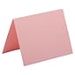 JAM Paper® Blank Foldover Cards, 4 3/8 x 5 7/16 (Fits in A2 Envelopes), Baby Pink Pastel Base, 25/Pack (17534163)