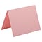 JAM Paper® Blank Foldover Cards, 4 3/8 x 5 7/16 (Fits in A2 Envelopes), Baby Pink Pastel Base, 25/Pa