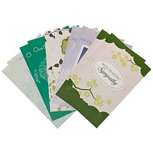 JAM PAPER Assorted Sympathy Greeting Cards & Matching Envelopes Set, 4 x 6, Heartfelt Sympathy, 10 C