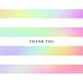 JAM PAPER Everyday Thank You Card Sets, Spectrum, 20 Cards and Envelopes (52611807721)