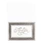 JAM Paper® Thank You Card Sets, Silver Border Cards with Anthracite Stardream Envelopes, 25 Cards and Envelopes (526M1122MB)