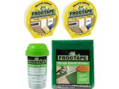 FrogTape 1.41 x 60 yds. Painter Tape Set, Yellow (FROGPACKI-STP)
