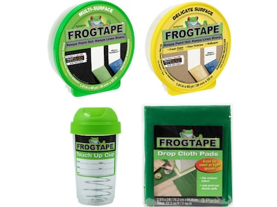 FrogTape 1.41 x 60 yds. Painter Tape Set, Yellow/Green (FROGPACKM-STP)