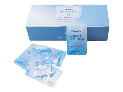 Fourplus Instant Gel Hand Sanitizer, 2mL., 80/Box (Fourplus2mlpack)