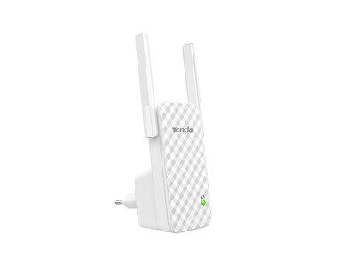 Tenda A9 N300 Single Band WiFi 4 Extenders, Wall-plug, White