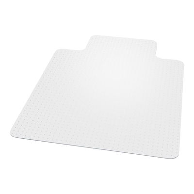 ES Robbins EverLife Carpet Chair Mat with Lip, 36 x 48, Medium-Pile, Clear (122073)